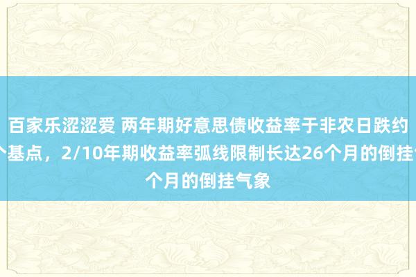 百家乐涩涩爱 两年期好意思债收益率于非农日跌约10个基点，2/10年期收益率弧线限制长达26个月的倒挂气象