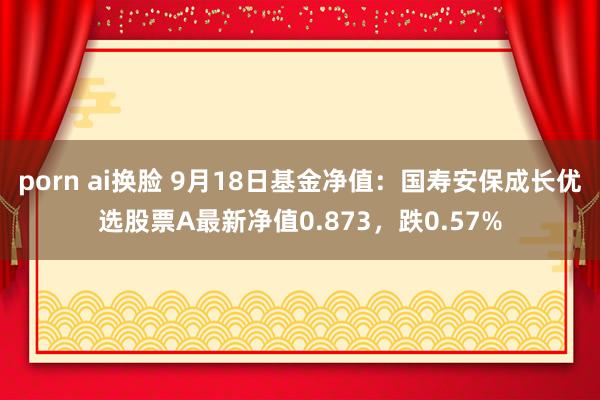 porn ai换脸 9月18日基金净值：国寿安保成长优选股票A最新净值0.873，跌0.57%