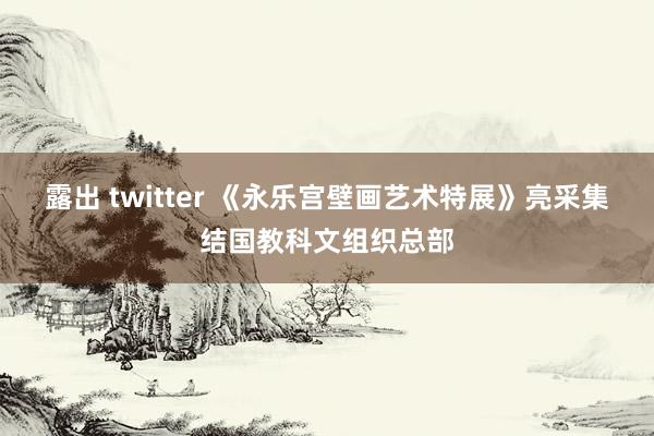 露出 twitter 《永乐宫壁画艺术特展》亮采集结国教科文组织总部