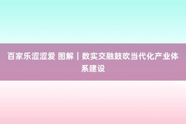 百家乐涩涩爱 图解｜数实交融鼓吹当代化产业体系建设