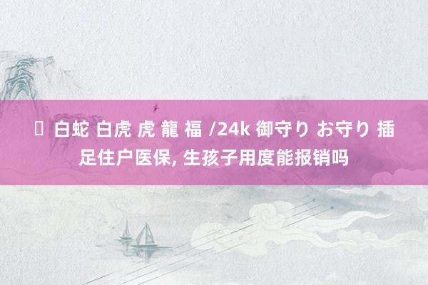 ✨白蛇 白虎 虎 龍 福 /24k 御守り お守り 插足住户医保， 生孩子用度能报销吗